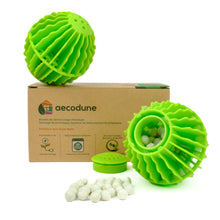 Load image into Gallery viewer, aecodune Boules de Sèche Linge Innovantes, Économiques et Écologiques pour un Linge Doux et Parfumé